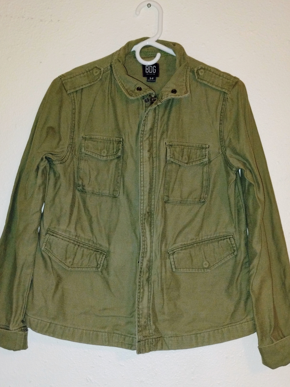 BDG Olive Military Utility Jacket for Men